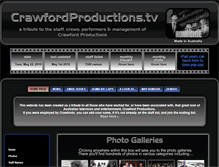 Tablet Screenshot of crawfordproductions.tv